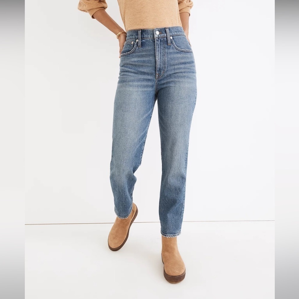 Madewell The Perfect Vintage Jean in Belbury Wash TENCEL™ Denim Edition Size 24